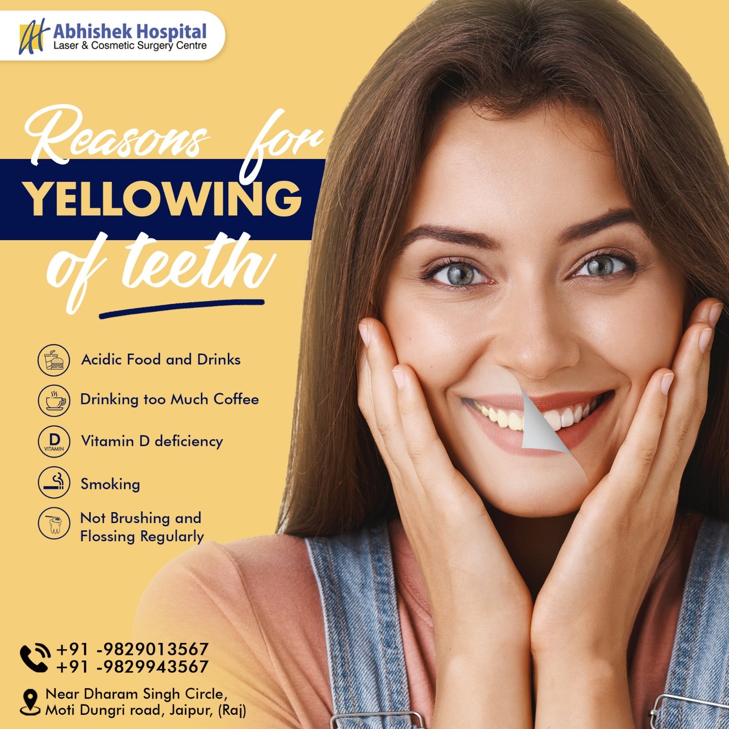 Reasons for Yellowing of Teeth