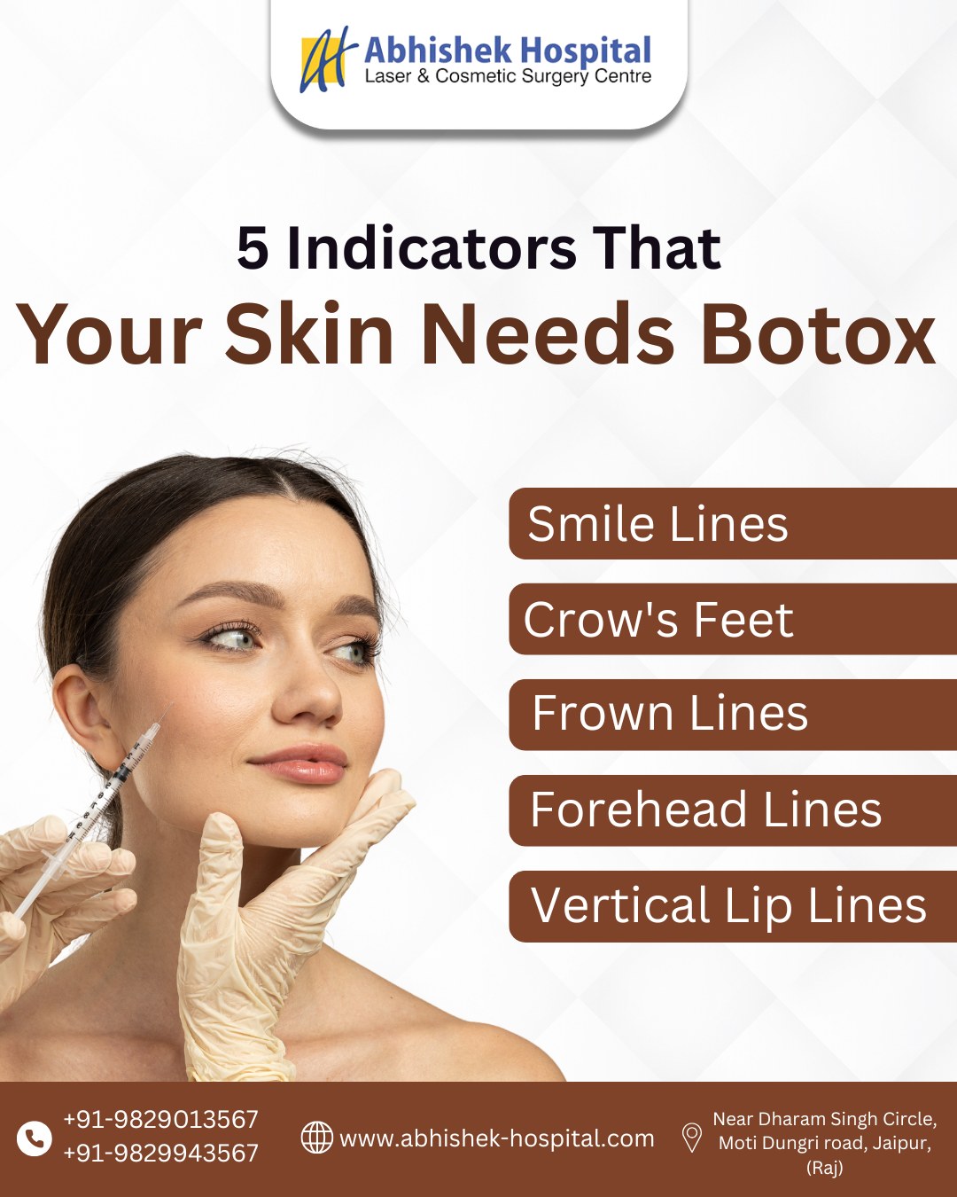 Worried about visible lines on your skin?