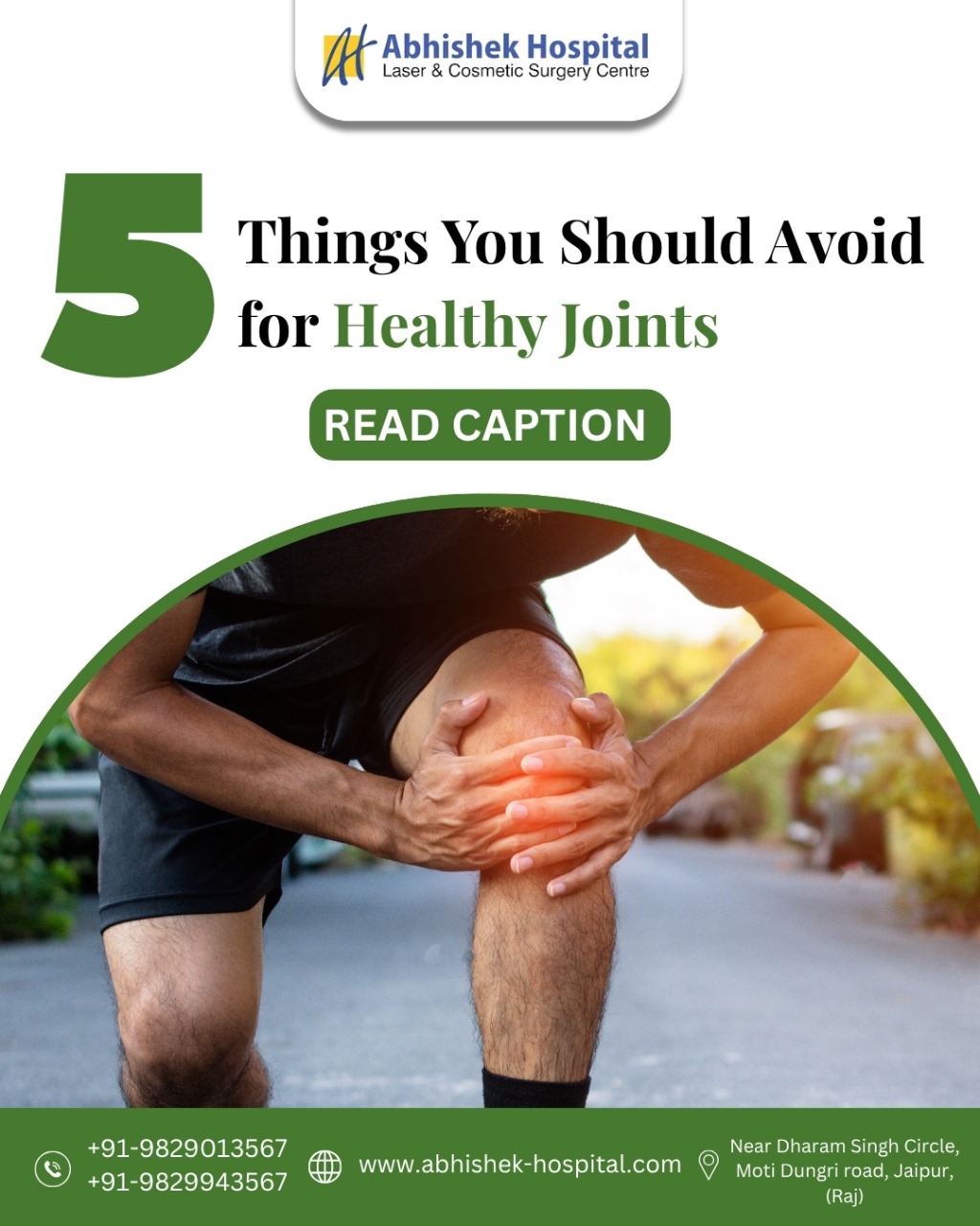 Avoid These 5 Things for Healthy Joints